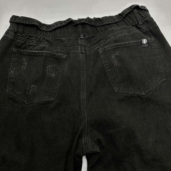 Elite Black Distressed denim Women’s Jeans size XL elastic waist‎ band (E15) - Picture 10 of 11